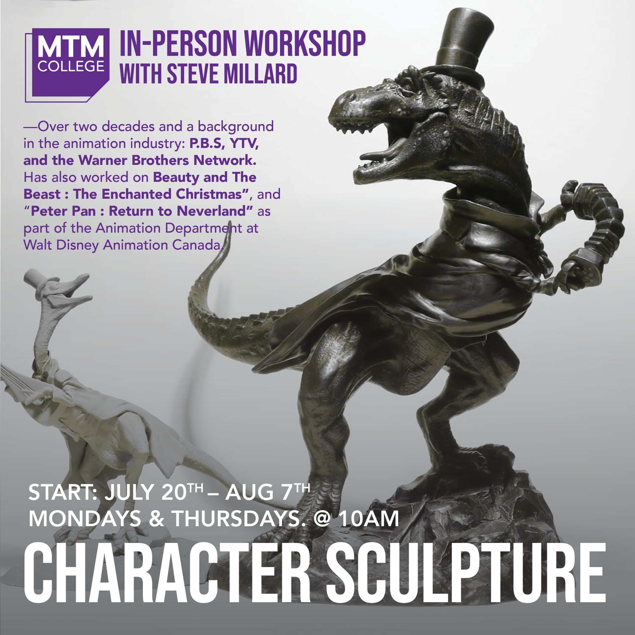 SCULPTURE WORKSHOP with Steve Millard